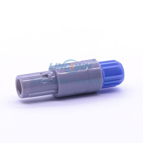 多芯自锁连接器SAG 1P塑料公插头 2-14芯 灰色外壳+灰/黑/蓝/红