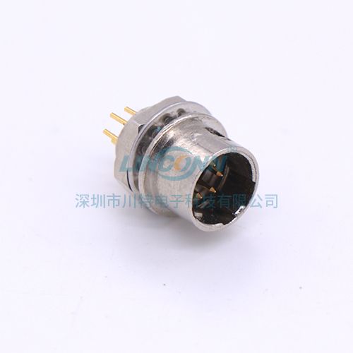 HR10A-7R 内（后）锁4-6芯公插座 PCB