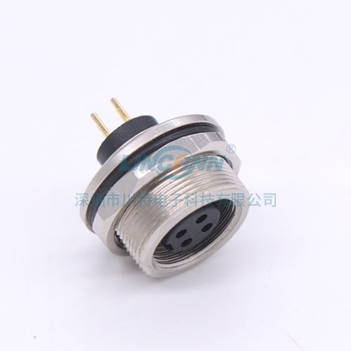 航空插座M9F9外(前)锁母座2-8芯,PCB针
