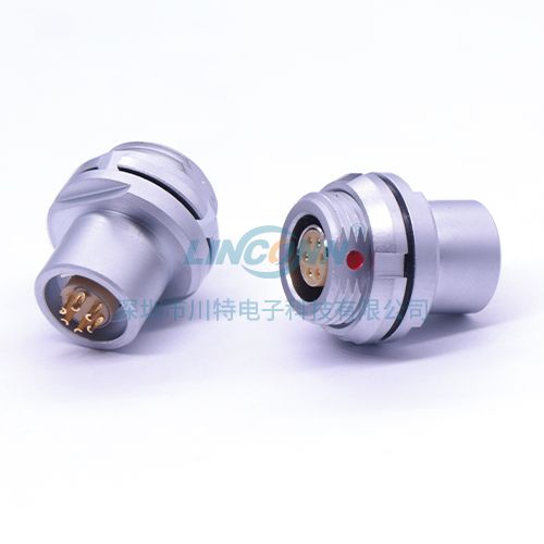 精密自锁连接器G8 1F前锁2-16芯母插座针 焊线式