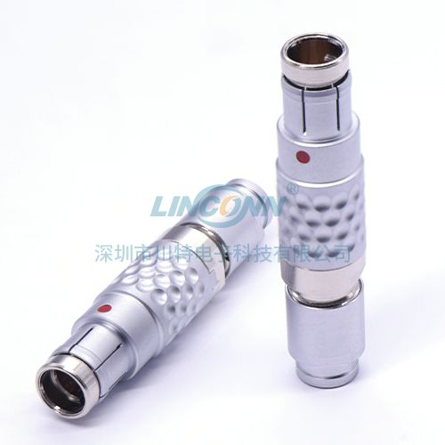 自锁航空连接器S4 1F 2-16芯公插头 焊线式 带护套
