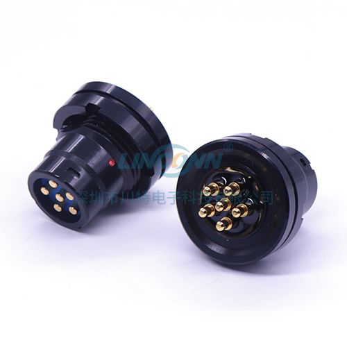 音频连接器5/6芯外（前）锁母插座 PCB
