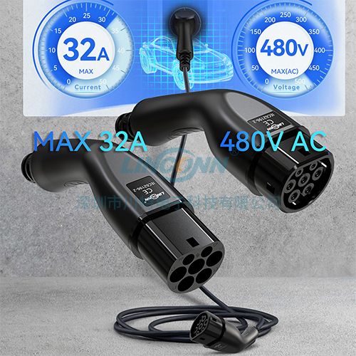 32A-480V AC新能源汽车充电枪延长线
