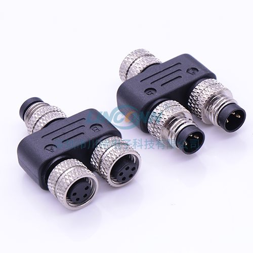 M8 Y型三通转接头3-8芯